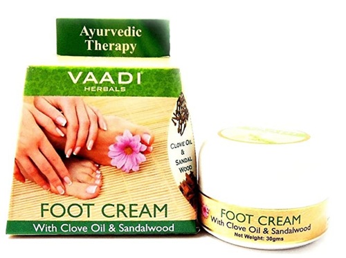 Vaadi Herbals Foot Cream With Clove Oil And Sandalwood Age Group: Adults