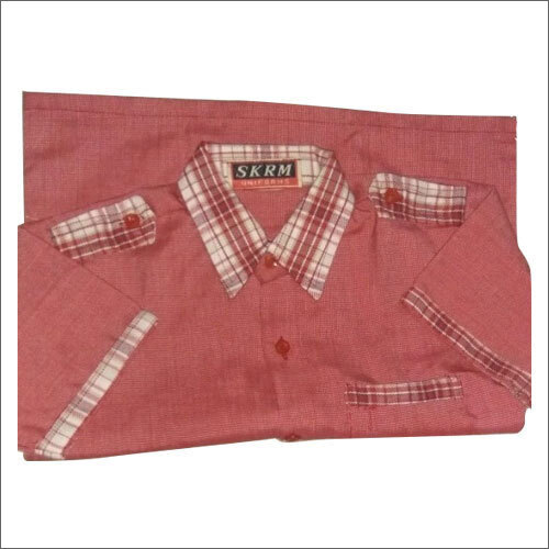 School Half Sleeve Shirt - Cotton, Size S, M, L, Xl | Features: Breathable, Quick Dry, Easy To Wash, Customized Logo, Half Sleeve, Collar Neck
