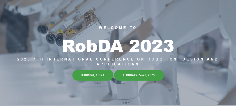 International Conference on Robotics: Design and Applications