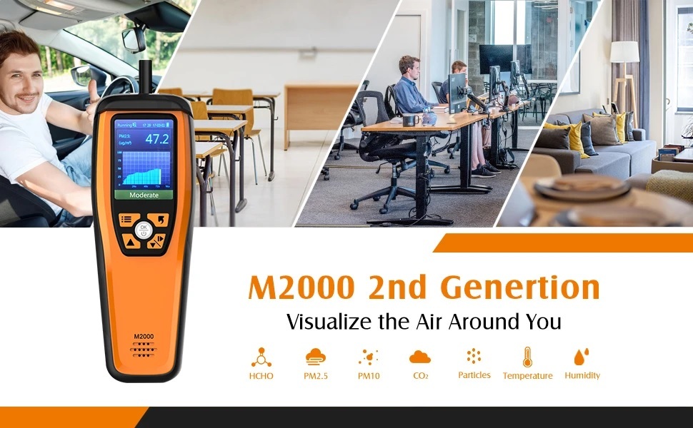 Temtop Air Quality Carbon Monitor M 2000 Ii Gen