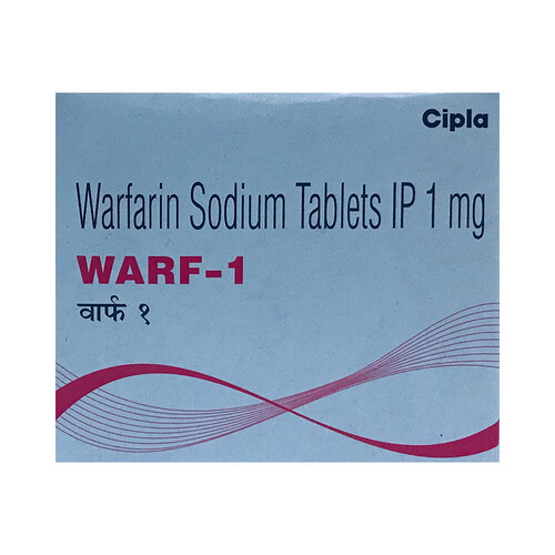 Warf (Warfarin) 1Mg Tablets General Medicines