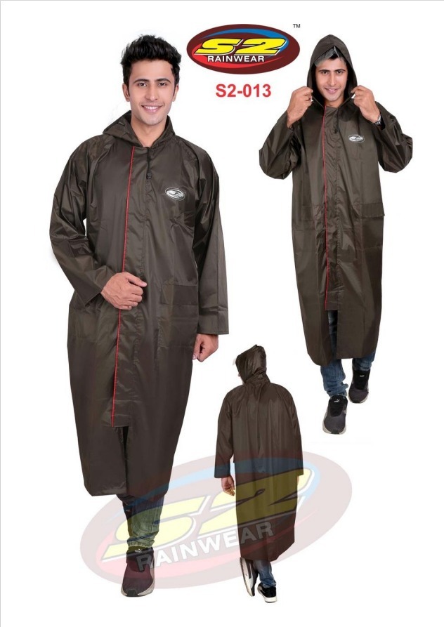 Pu Long Rain Coat - Color: Assorted