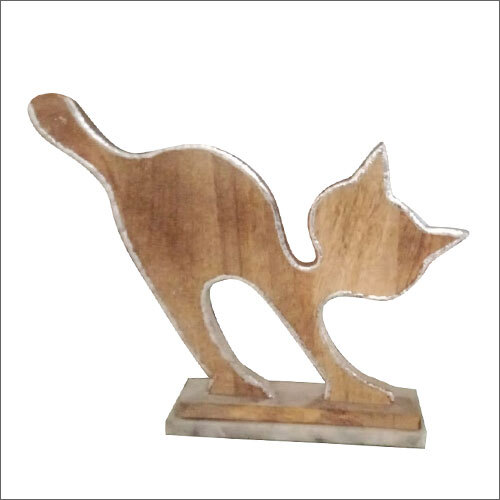 ब्राउन कैट शेप हैलोवीन डेकोरेटिव आइटम