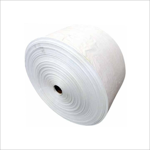 PP Woven Fabric Roll - Lightweight, Washable, Plain Texture, White Color | Ideal for Packaging Solutions