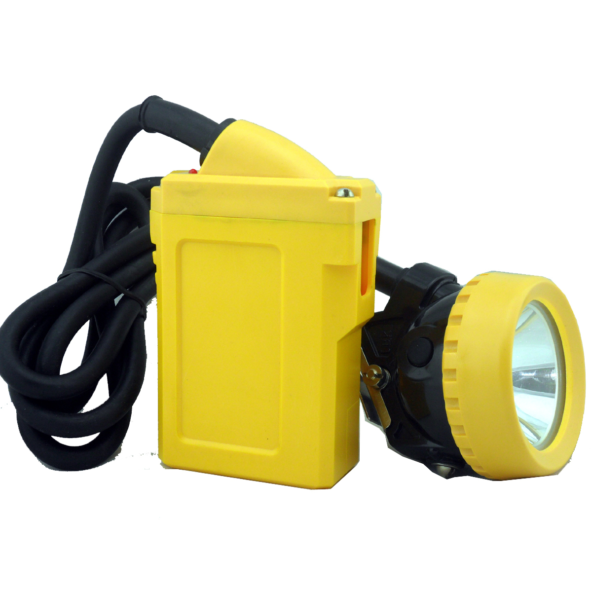 Cm-kl6lml Led Miners Cap Lamps 10000lux Helmet Corded Mining Safety Lights Mine Equipment - Color: Yellow