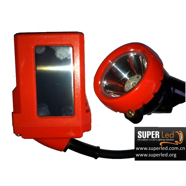 Cm-kl6lml Led Miners Cap Lamps 10000lux Helmet Corded Mining Safety Lights Mine Equipment - Color: Yellow