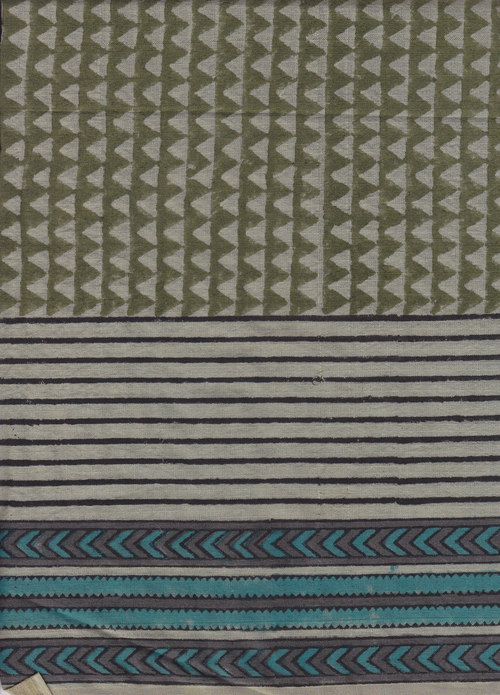 चंदेरी जरी पट्टी सूट डिजाइन 1064