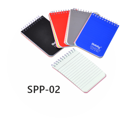 Spiral Paper Note Pads - High Quality Pp Cover, A4 To Pocket Size Options | Micro Perforated Sheets, Attractive Designs For Home, Office & School