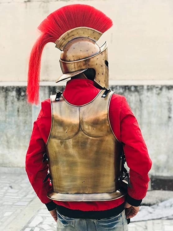 Iron Medieval Armor Spartan Helmet