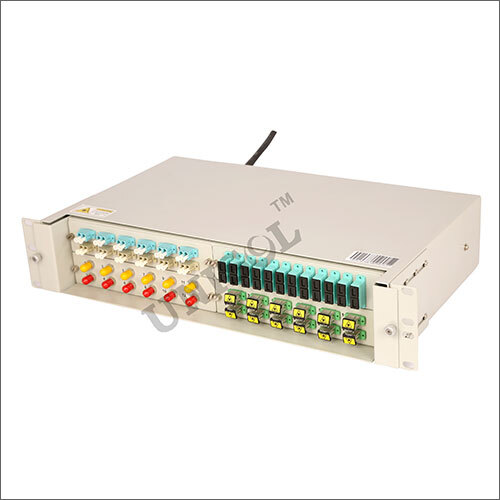 48 Port Sliding Rack Mount Patch Panel - Mild Steel/Aluminum, 88x425x320 mm, RAL 7035/Black | Ideal for Indoor Networks, Data Centers & Telecommunication Systems