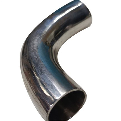 Silver Mirror Finish Stainless Steel Elbow