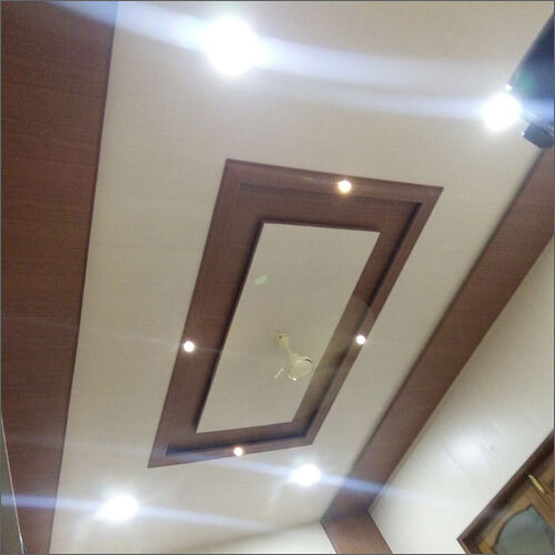 Ceiling Wall Panel - Soft Texture Material, Water-resistant, Polished Finish, Timber Wall Frame For Modern Office Accentuation