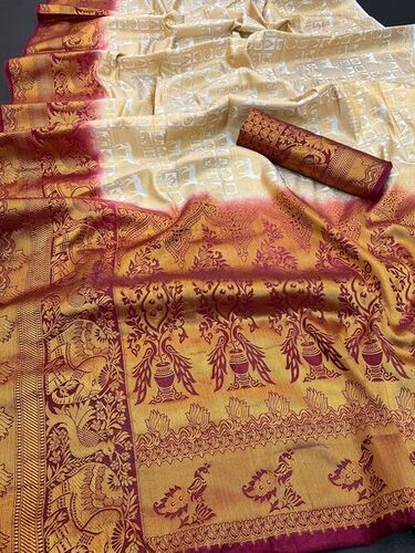 Indian Nylon Silk Saree