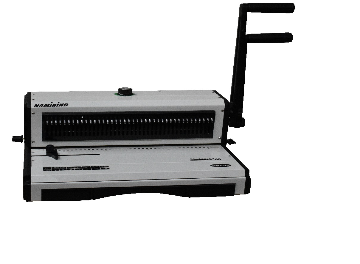 Wiro Binding Machine - Metal Wire Binding, 17.5 Kg Weight | Manual Operation, Strong Binding Capability, 1-year Warranty