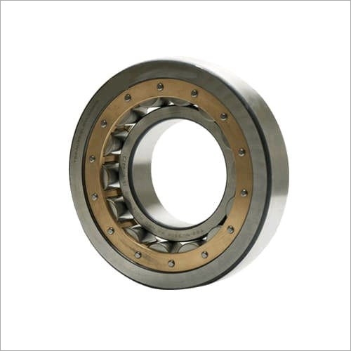 Cylindrical Roller Bearing - Chrome Steel, Industrial Use, Silver Finish | Durable Roller Bearing Design