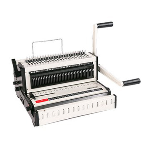 Wiro Binding Machine - Manual Operated, 27 Kg Weight | Elegant Twin Loop Wire Binding For Strong Document Connection
