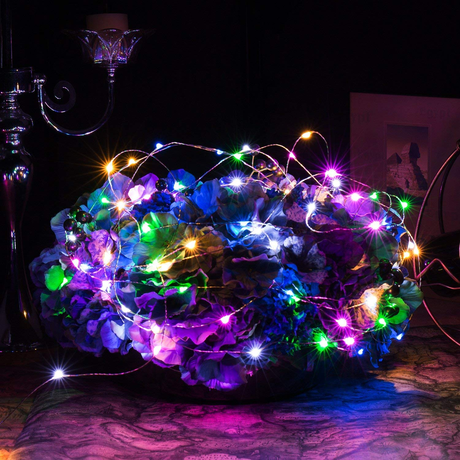 Copper String Decorative Multi Color Light Application: Commercial