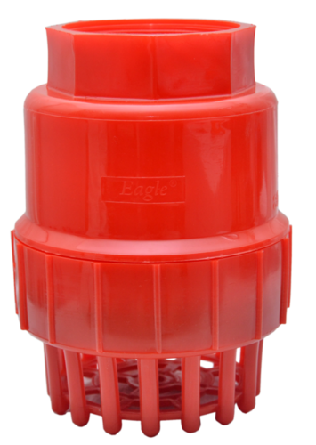 PVC Foot Valve - Manual Operation, Medium Pressure, Red Color, Multiple Sizes Available | Ideal for Pipe Fitting, Weighs 200g