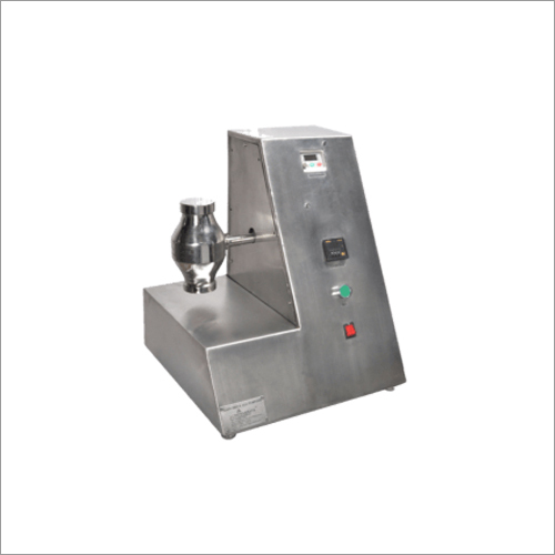 Double Cone Blender Machine - Stainless Steel, 410x512 mm Dimensions | Silver Finish, 230V Power, 18 kg Weight