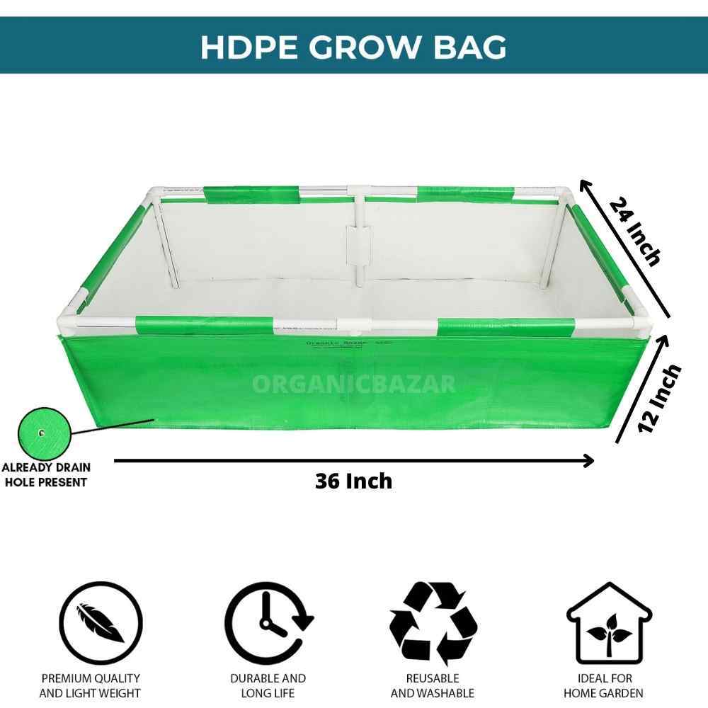 Rectangular Hdpe Grow Bag