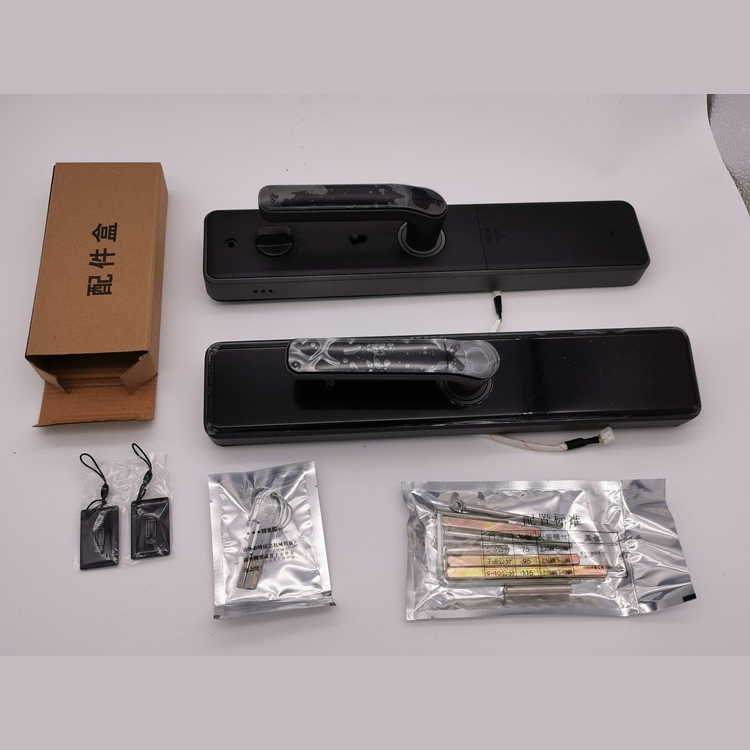 Smart Home Door Lock - Aluminum Alloy, 75x372mm | Zigbee/wifi, Five Unlock Options Including Biometric Fingerprint Sensor, Customizable Design, Ip65 Protection