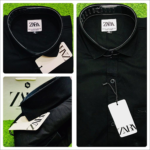 Washable Mens Black Shirt