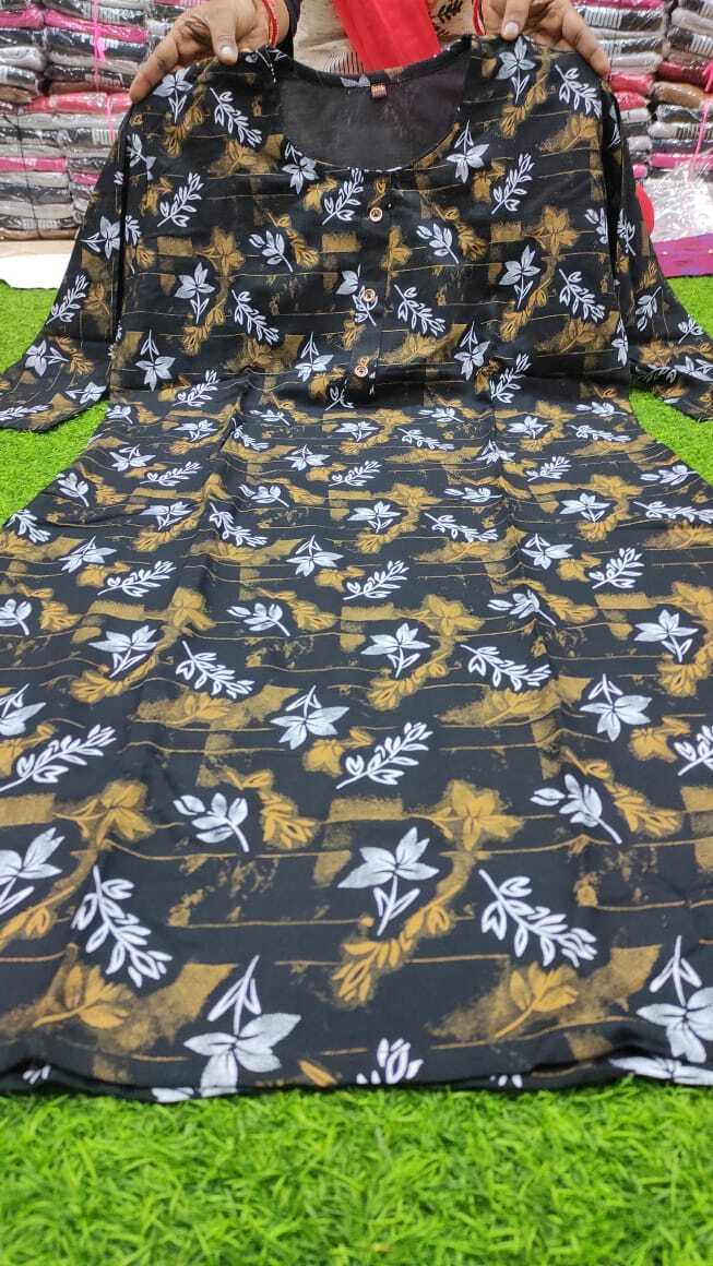 Rayon Kurtis Collection - 14 Kg Quality, Size 3xl-4xl | Casual Ethnic Wear, Breathable & Washable, Customized Designs Available