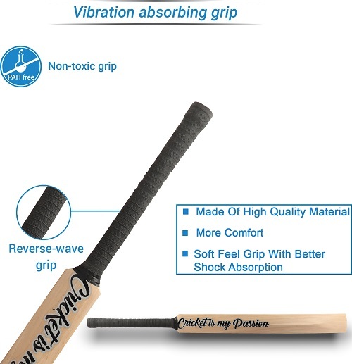 Wood Heega Middler Kashmir Willow Cricket Bat