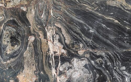 Fusion Black Marble - Tile, Brushed Finish | Luxurious Appearance, Radiant Heating Compatible, Long-Lasting Flooring Solution