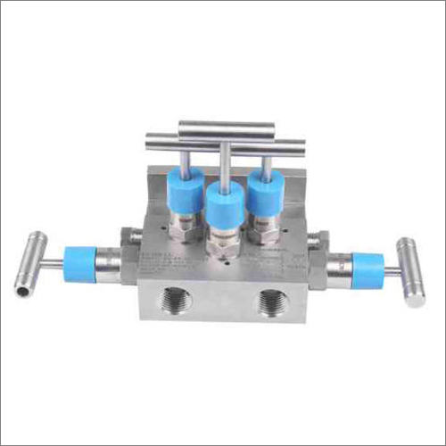 स्टेनलेस स्टील फाइव वाल्व मैनिफोल्ड डायरेक्ट माउंट