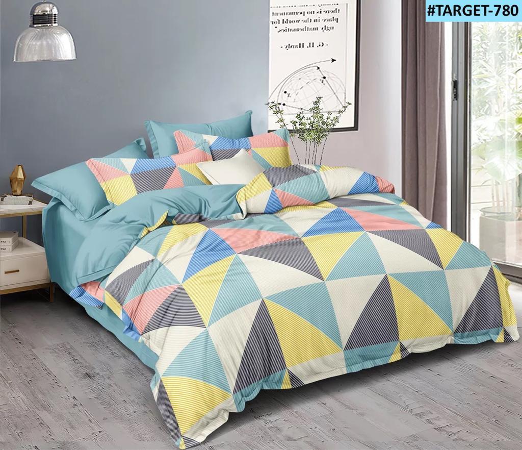 Texas Bedsheet - Microfiber, 90 X 100 Inches, Yellow Striped | Includes 1 Bedsheet And 2 Pillow Covers, Ideal For Home And Hotel Use
