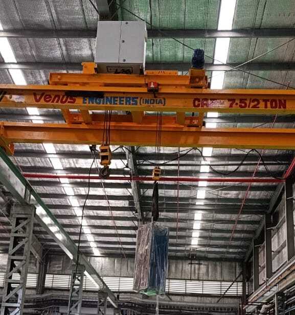 Double Girder I Beam Type Overhead Crane - Color: Golden Yellow Or Handpicked Color
