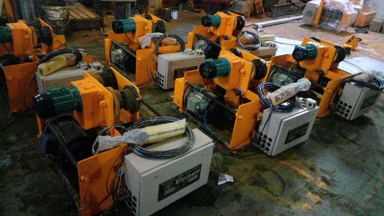 Electric Wire Rope Hoist - Color: Golden Yellow Or Handpicked Color