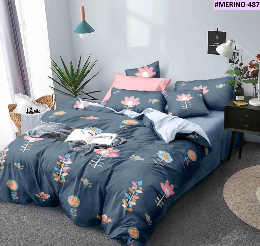 Washable 90 X 100 Inches Microfiber Stripe Double Bed Sheet