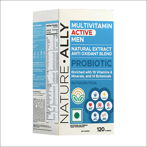 Multivitamin Active For Men - High Quality Tablet | Supports Cardiac Health, Improves Blood Pressure, No Side Effects