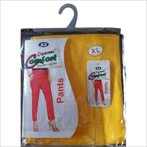 येलो लेडीज़ कॉटन पैंट