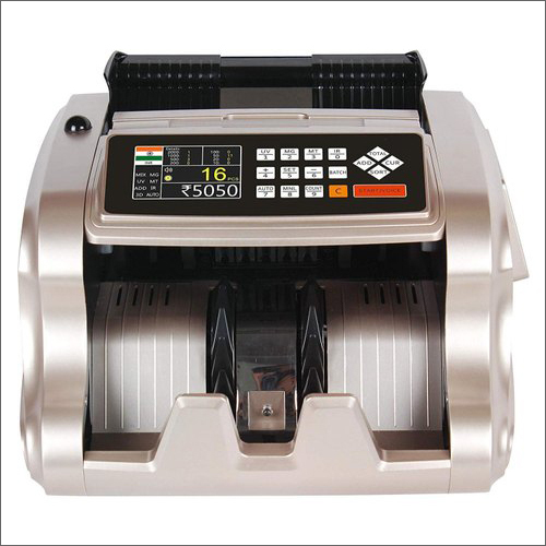 Bill Counter Mix Note Counting Machine - Color: White