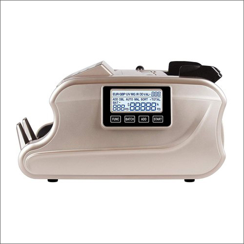 Bill Counter Mix Note Counting Machine - Color: White