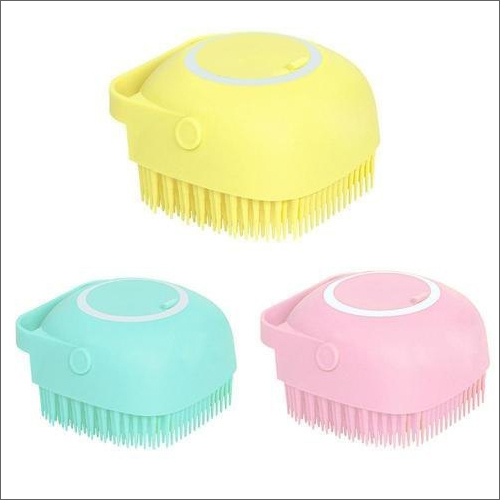 Silicone Soft Bath Brush - Multi Color, Round Shape, Half Round Design; Available in Various Sizes for Versatile Personal Use