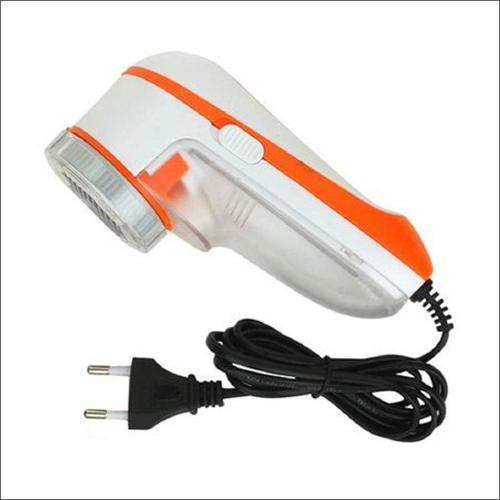 Electric Lint Remover - Plastic Material, Compact Design, Elegant White Color