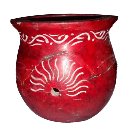 मार्बल रेड कार्व्ड ऑयल बर्नर