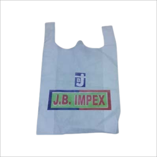 Vest Bags - Non Woven Fabric, Customized Sizes (1 Kg, 2 Kg, 5 Kg) | W-Cut Handle, Flexo Printing for Shopping and Grocery Use