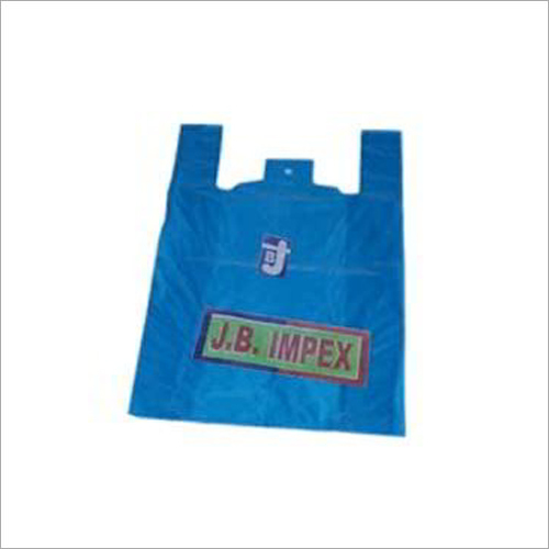 Vest Cut Printed Bags - Non Woven Fabric, Customized Size | Flexo Printed Surface, Shopping Style With Handle