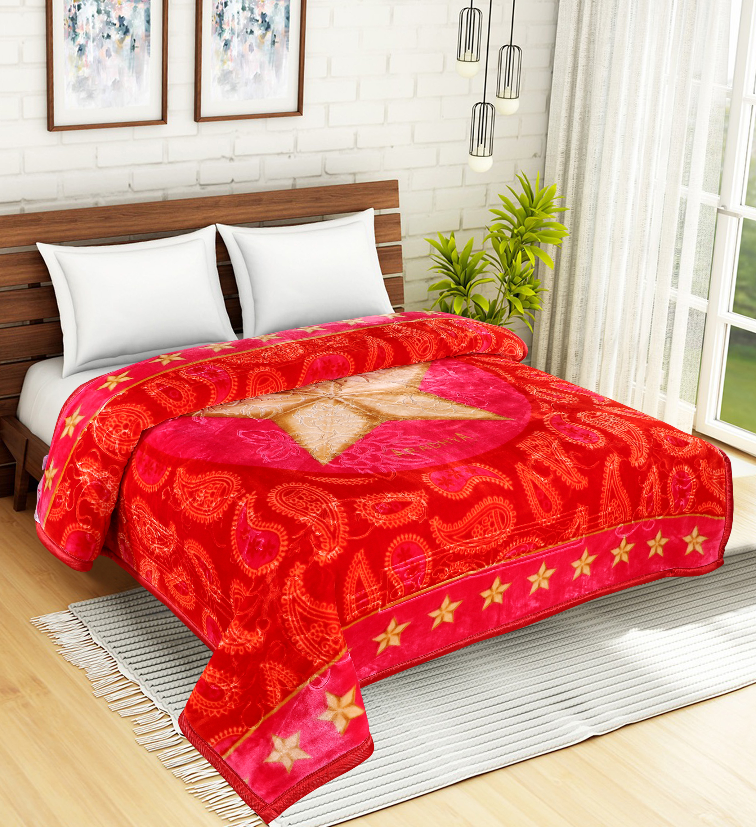 Flower Mink Blankets