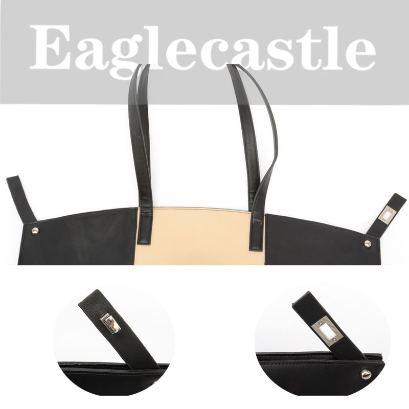 Negotiate Fashionable New Design Spliced Color Folding Corner Tote Bag (Cx21914-1)