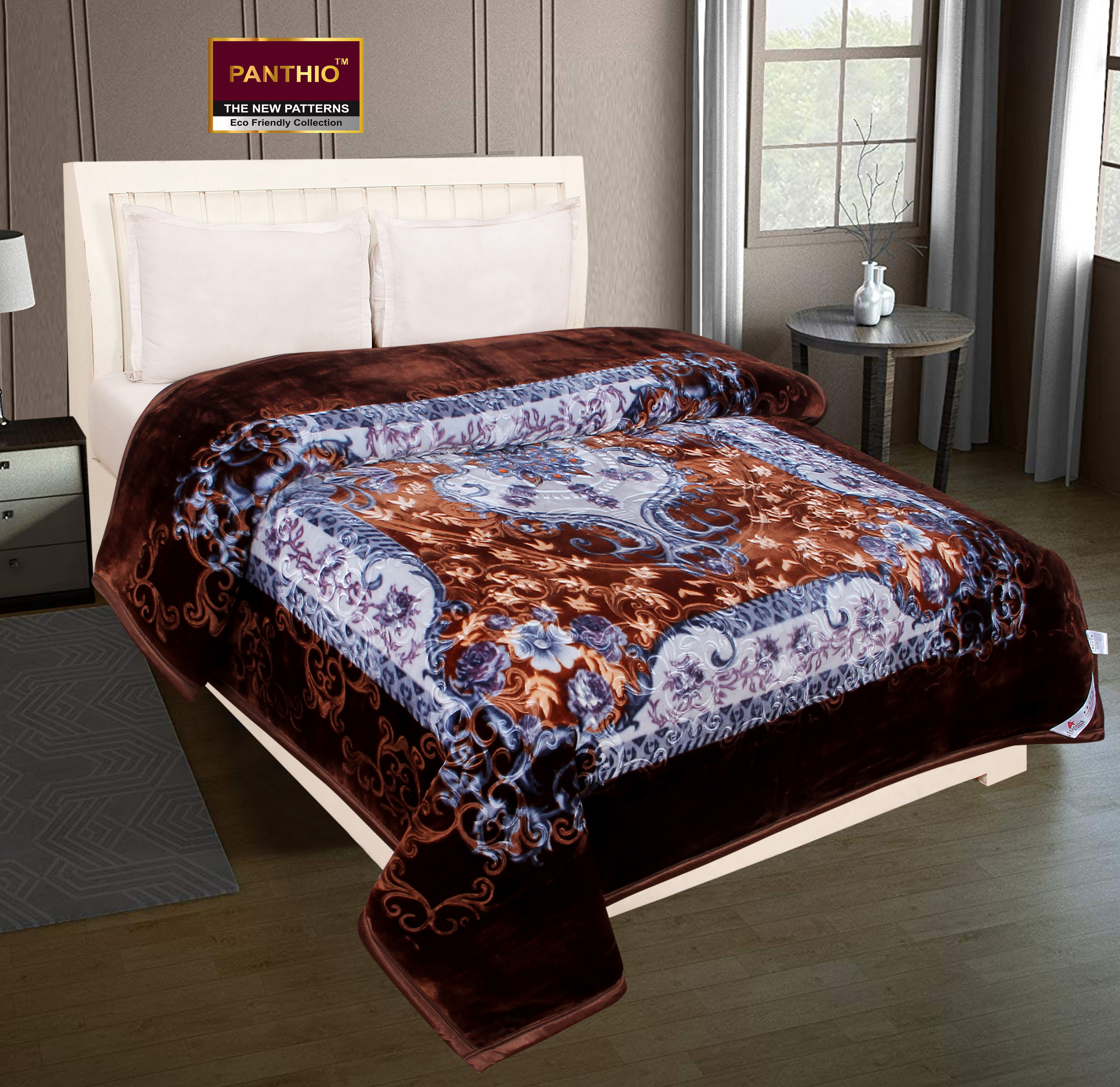 Flower Mink Blankets