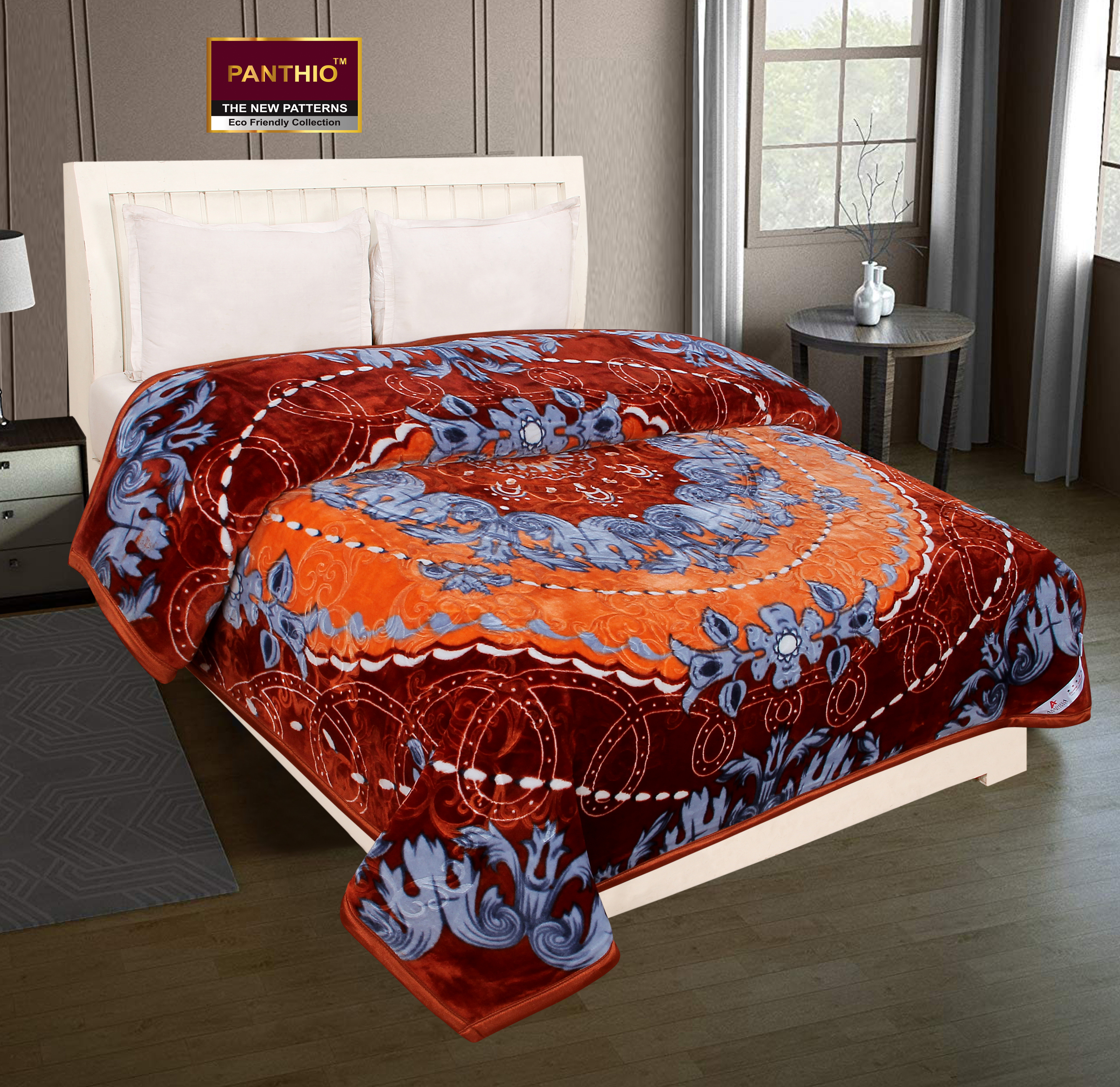 Flower Mink Blankets
