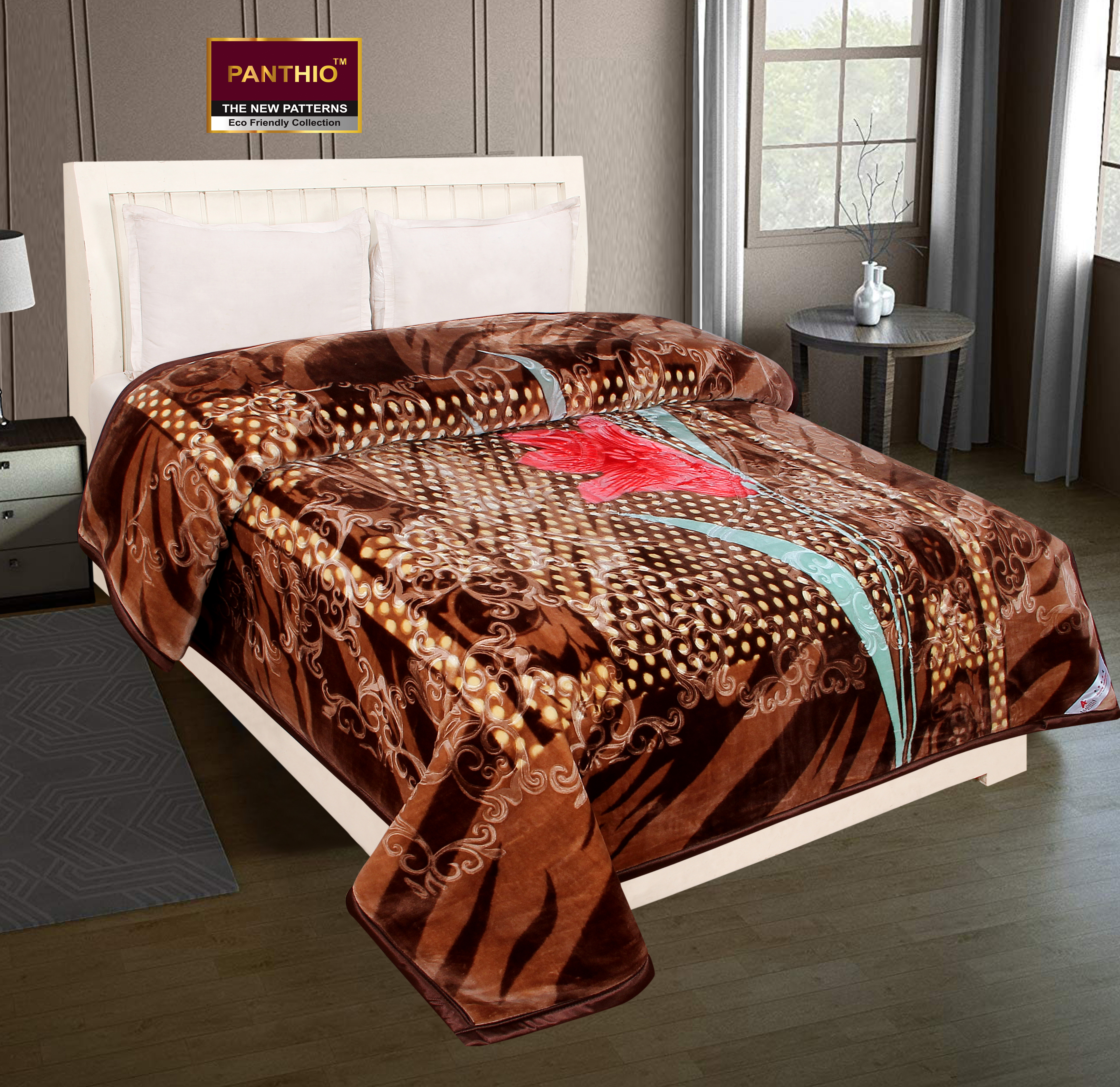 Flower Mink Blankets