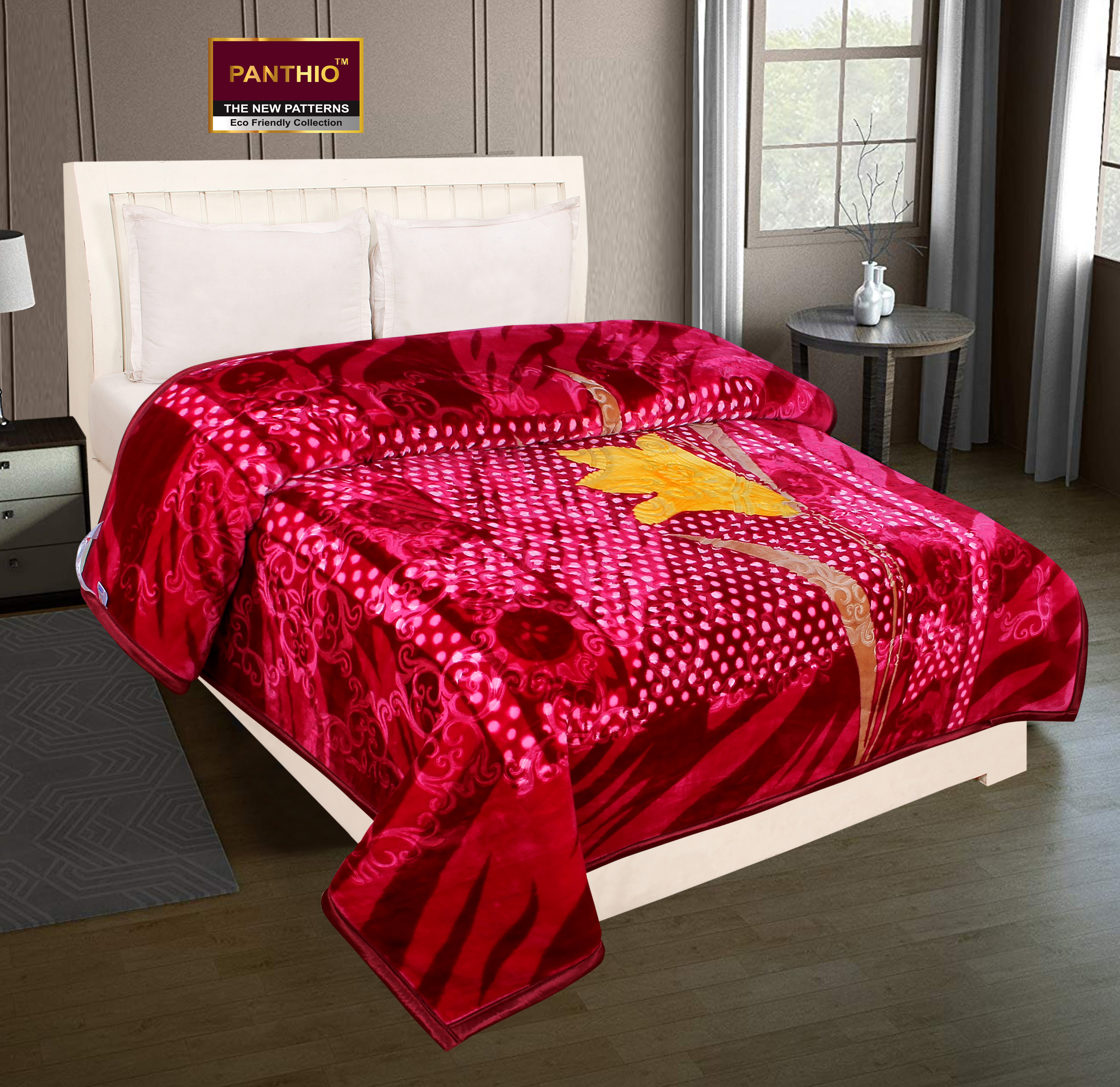 Flower Mink Blankets