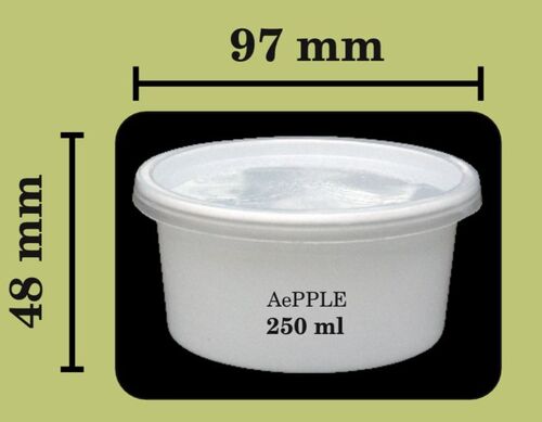 250 ml Aepple Plastic Container - Plastic Material , Lightweight Design for Versatile Storage Applications
